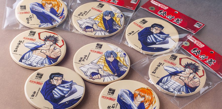 "Rurouni Kenshin" collaboration painted lid now on sale.